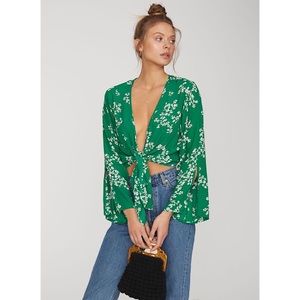 Faithfull the Brand Teguise Top in Cap Estel Floral Size 4